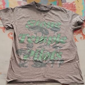 Brown STP graphic T-Shirt size small